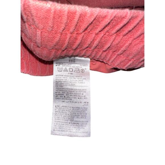 Old Navy Plus Size Shorts Pull on Elastic tie waist Salmon Color XXL Linen Rayon - Picture 5 of 9